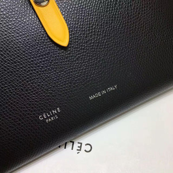 セリーヌ 2017年秋冬新作 セリーヌ コピー 財布 10487 3AI5 11BC STRAP BLACK/CORN ブラック